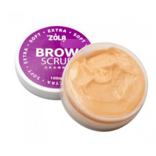 ZOLA Скраб для бровей extra soft - Апельсин, 100 мл