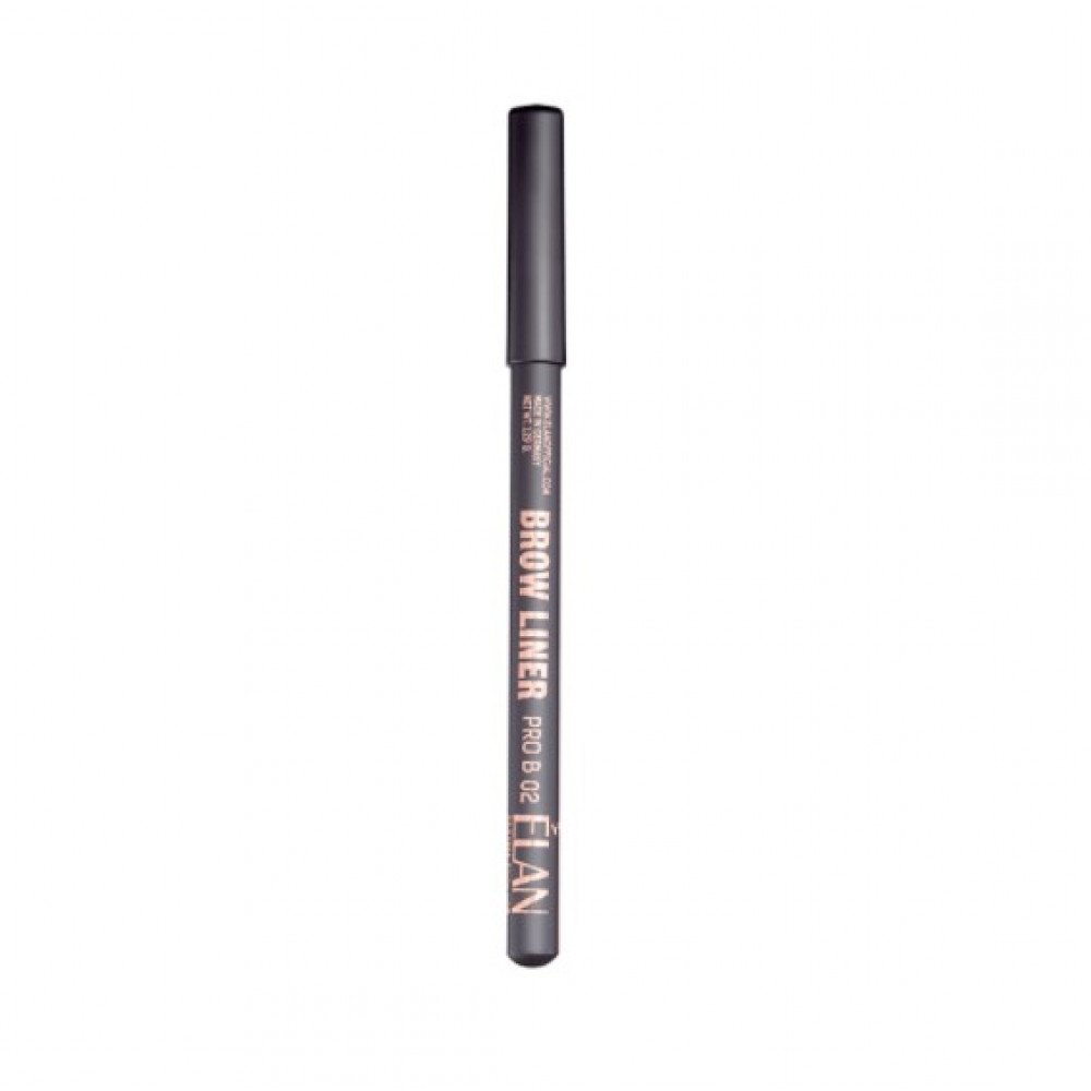 Elan Пудровый карандаш для бровей Brow Liner PRO B 02 dark brown