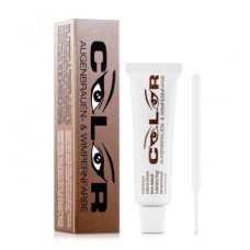COLOR Краска для бровей Natural Brown – Натуральный коричневый, 15 мл