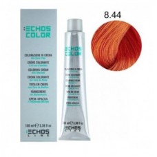Echosline Echos Color Краска для волос 8.44 – Яркий медный светлый блондин, 100 мл
