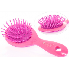 SALON 8941-PINK Расческа массажная, маленькая