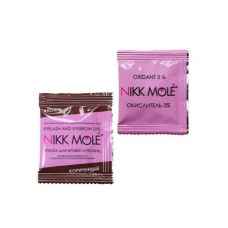 Nikk Mole Краска для бровей и ресниц + окислитель Brown/Коричневая в саше, 2*5 мл
