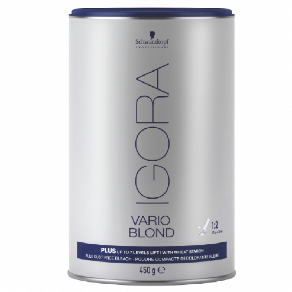 Igora Vario Plus Blond Беспылевой порошок для осветления до 7 уровней (голубой), 450гр