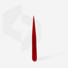 Сталекс (TE-11/5r) Пинцет для бровей EXPERT 11, type 5 (точечный) Красный