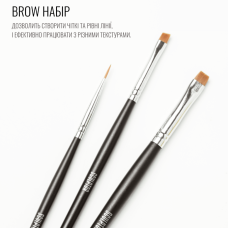 Sculptor Набор кистей BROW SET Coral