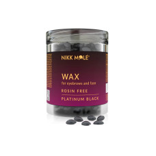 Nikk Mole Воск в гранулах для бровей и лица (Platinum Black) NM 100гр