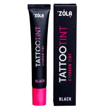 Zola Краска Tattoo Tint для бровей и ресниц Black, 15 мл