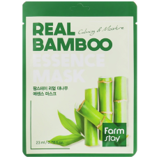 Farmstay Real Bamboo Essence Mask Тканевая маска c экстрактом бамбука, 23мл