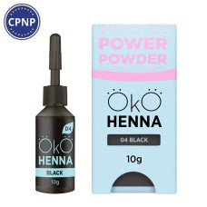 OkO Хна для бровей Power Powder, 04 Black, 10 г