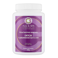 ALG&SPA Detox Альгинатная маска с древесным углем, 200 г