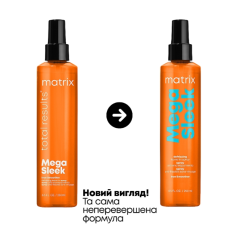 Matrix Total Results Mega Sleek Iron Smoother Термозащитный спрей для волос, 250 мл