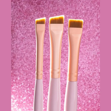 ZOLA Набор кистей светло-розовый для окрашивания бровей MAGIC BROW BRUSHES профессиональный