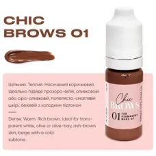 Sweet Lips Пигмент для бровей, Chic Brow 01, 10 мл