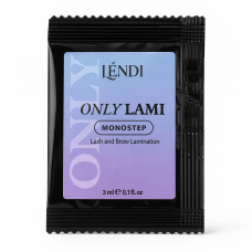 Lendi MONOSTEP OnlyLami, Состав для ламинирования ресниц и бровей, 3 мл