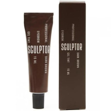 Sculptor Гель-краска для бровей Dark Brown, 15 мл