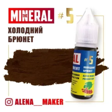 The Mineral Пигмент для татуажа Холодный брюнет, 15 мл