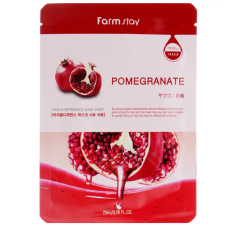 Farmstay Visible Difference Mask Pomegrante Одноразовая маска с экстрактом граната, 23мл