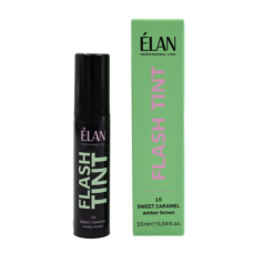 Elan Система прямого окрашивания бровей Flash Tint 15 Sweet Caramel (Amber Brown), 10 мл
