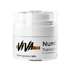 Анестезирующий гель Viva Ink Numb Topical Gel для процедур татуажа и микроблейдинга, 15 г