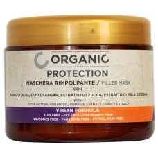 Organic Vegan formula - Укрепляющая филлер маска для сухих, поврежденных и наращенных волос 500 мл