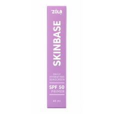 ZOLA Ежедневный увлажняющий солнцезащитный крем SKINBASE SPF 50, 40 мл