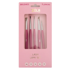 ZOLA Набор кистей для оформления бровей, Lash Lami Set, 04, 13, 14, 16, 19