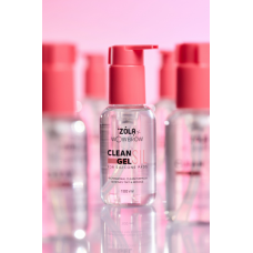 ZOLA x WowBrow Clean Sil Gel Средство для очищения валиков для ламинирования ресниц, 100 мл