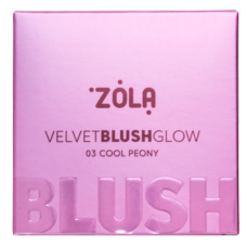 ZOLA Рум’яна Velvet Blush Glow 03 Прохладный пион Cool Peony