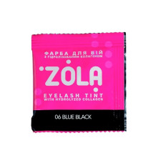 ZOLA Краска для бровей с коллагеном Eyebrow Tint With Collagen 5 мл ( 06 Blue Black) САШЕ
