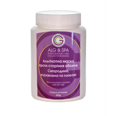 ALG&SPA Альгинатная гликомаска против старения смородина и клюква + глюкоза, 200 г