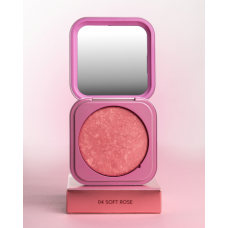 ZOLA Рум’яна Velvet Blush Glow 04 Нежная роза Soft Rose