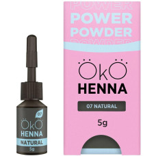 OkO Хна для бровей Power Powder, 07 Natural, 5 г