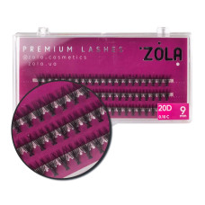 ZOLA Ресницы-пучки 20D (9 мм)