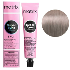 Matrix SoColor Super Sync Краска для волос 8VG - Светлый блондин фиолетово-золотистый, 90 мл