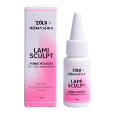 ZOLA x Romashka Фиксирующая пудра для ламинирования ресниц LamiSculpt, 10 г