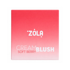 ZOLA Кремовые румяна Cream Blush Soft Berry