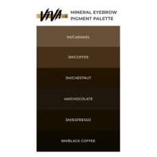 Viva Пигмент для татуажа Eyebrows Mineral 3/M Chestnut, 6 мл