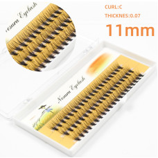Nesura Eyelash Ресницы-пучки 20d/изгиб С/11 mm