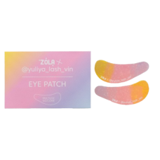 ZOLA x Yuliya Lash Vin Многофункциональные силиконовые патчи Жёлто-розово-голубые разводы