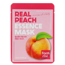 Farmstay Real Peach Essence Mask Тканевая маска c экстрактом персика, 23мл