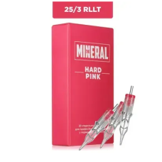 The Mineral Набор картриджей для татуажа 25/3RLLT, Hard Pink, 20 шт