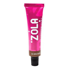 ZOLA Краска для бровей с коллагеном Eyebrow Tint With Collagen 15 мл (03 Brown)