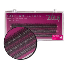 ZOLA Ресницы-пучки Birdtail (14 mm)
