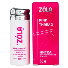 ZOLA Нить для разметки бровей, 30 м Розовая