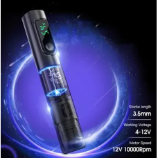 Dragonhawk Машинка для перманентного макияжа Pen X4 WQP-025, чёрная