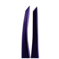 ZOLA Пинцет скошенный профессиональный для бровей VIOLET