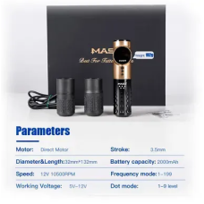 MAST Машинка для перманентного макияжа Siya WQP-019, Blue Gradient