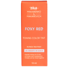 ZOLA x Makarenko x Makarevich Тонирующая краска Toning Color Tint Foxy Red, 10 мл