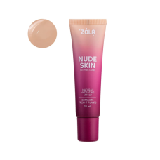 Zola Тональная основа, Nude Skin with Betaine, 02 Medium, 30 мл