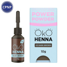 OkO Хна для бровей Power Powder, 03 Dark Brown, 10 г